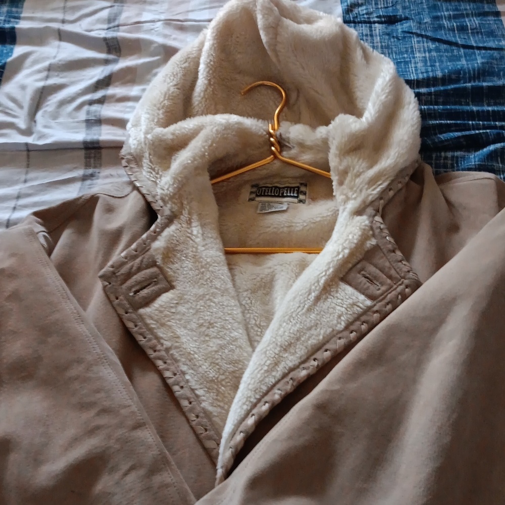 Cotton and swade leather